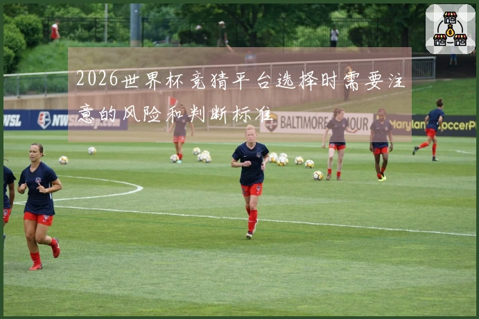 2026世界杯竞猜平台选择时需要注意的风险和判断标准